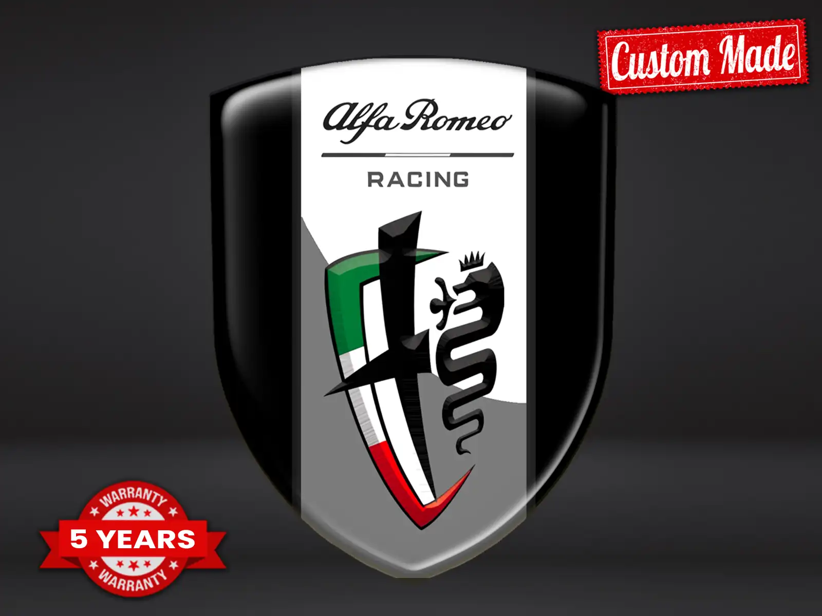 Alfa Romeo Vinyl Logosticker Racing Hochwertig Professionell